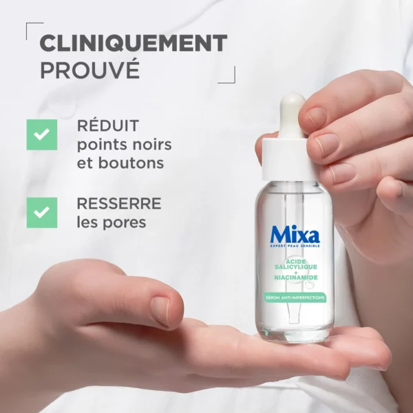 Mixa - Sérum anti-imperfections à l'acide salicylique et niacinamide