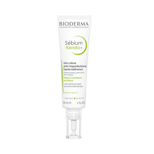 Bioderma SEBIUM KERATO+ – Gel-Crème Anti-Imperfections – Visage – Peaux à Tendance Acnéique 30ml