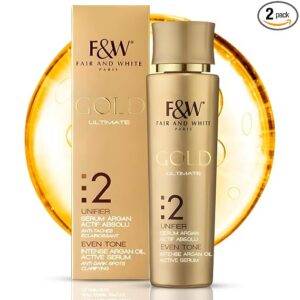 71NU2GzIHIL._SX569_PIbundle-2,TopRight,0,0_AA569SH20_ Fair & White 2: Gold Intense Argan Oil Active Serum 30ml - Clarifying Anti Dark Spots