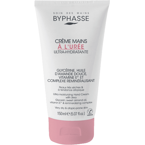 Byphasse Crème Mains à L’urée Ultra-Hydratante 150ml