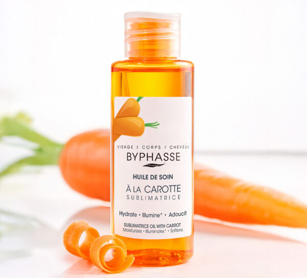 byphasse-huile-de-soin-sublimatrice-carotte-hydrate-et-illumine-100ml-dakar-universcosmetix-1 Byphasse Huile de Soin Sublimatrice Carotte Hydrate et Illumine 100 ml