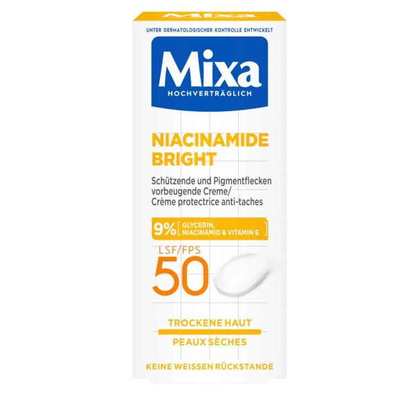 Mixa Crème de Soin Spf50 Niacinamide Bright Anti Taches 50 ml